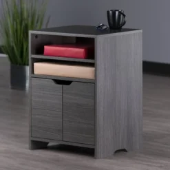 Nova Open Shelf Storage Cabinet - Winsome -Baxton Studio Sales Shop GUEST d35e188c 5dbe 4b74 b050 5c0abc936523