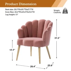 Maël Velvet Arm Chair Comfortable Living Room Accent Chair | Karat Home -Baxton Studio Sales Shop GUEST d6656cdd d791 4615 87f3 d2b1d721c1bb