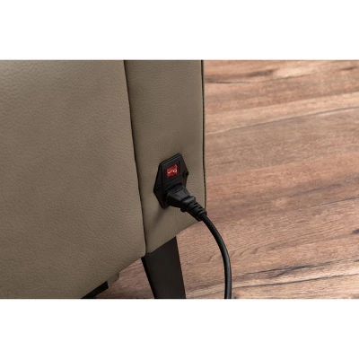 Marley Leather Power Recliner Sofa Loveseat With Power Headrests Beige - Abbyson Living 14 Marley Leather Power Recliner Sofa Loveseat With Power Headrests Beige - Abbyson Living - Image 14