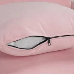 Velvet Upholstered Sofa With Armrest Pockets, 2 Pillows And Golden Metal Legs-ModernLuxe -Baxton Studio Sales Shop GUEST db87de37 a9c4 45d3 844b bb8fe6a6719f