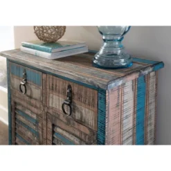 Marley Console Cabinet Distressed - Powell Company -Baxton Studio Sales Shop GUEST dbd0f434 e4ec 4c24 afdd 3f13d63e2fef