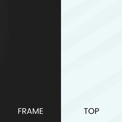 Flash Furniture Astoria Collection Round End Table - Modern Clear Glass Accent Table With Matte Black Frame 8 Flash Furniture Astoria Collection Round End Table - Modern Clear Glass Accent Table With Matte Black Frame - Image 8