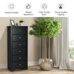 Costway 6 Drawer Chest Dresser Clothes Storage Bedroom Tall Furniture Cabinet 16 Costway 6 Drawer Chest Dresser Clothes Storage Bedroom Tall Furniture Cabinet -Baxton Studio Sales Shop GUEST df92dd8e d163 4c2c a3be bc98796dcf45