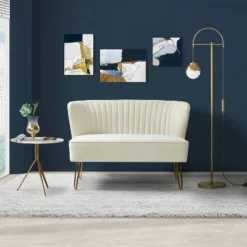 Ainhoa 45" Contemporary Solid And Manufactured Wooden Frame Loveseat | ARTFUL LIVING DESIGN 34 Ainhoa 45" Contemporary Solid And Manufactured Wooden Frame Loveseat | ARTFUL LIVING DESIGN -Baxton Studio Sales Shop GUEST e0e72e5f 93ca 4eef b9c9 f73c18e49153