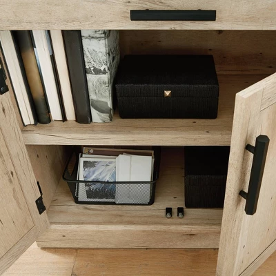 Mason Peak 2 Door Office Storage Cabinet Prime Oak - Sauder 4 Mason Peak 2 Door Office Storage Cabinet Prime Oak - Sauder - Image 4