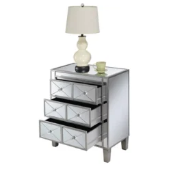 Gold Coast BettyB Mirrored End Table - Breighton Home -Baxton Studio Sales Shop GUEST e27b1adc 3076 44ff bc6c f461f2b4b407