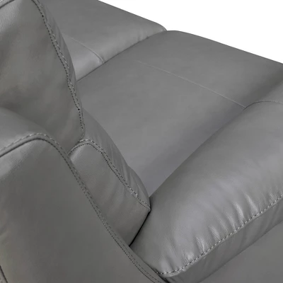 82" Hayward Genuine Leather Power Reclining Sofa - Armen Living 5 82" Hayward Genuine Leather Power Reclining Sofa - Armen Living - Image 5