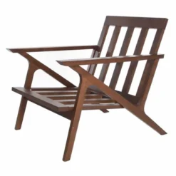 Mid Century Modern Armchair Solid Hardwood Upholstered Accent Chair -Baxton Studio Sales Shop GUEST e6f0747e c7a7 4596 a5a2 8b6dc81e1109