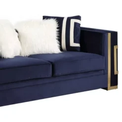 80" Virrux Loveseat Blue Velvet/Gold Finish - Acme Furniture 13 80" Virrux Loveseat Blue Velvet/Gold Finish - Acme Furniture -Baxton Studio Sales Shop GUEST e70c5b66 63fc 4e5f a72b 14bc949426a0