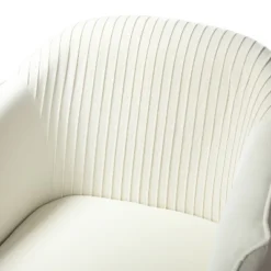 Velvet Barrel Chair With Goden Base Contemporary And Classic Velvet Accent Chair For Living Room | Karat Home -Baxton Studio Sales Shop GUEST e8d0e1b9 3a2d 451b ac4e d81495126bc1