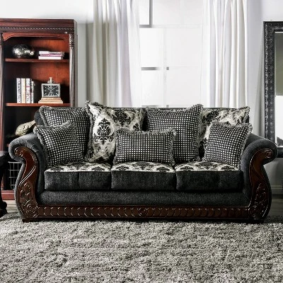 Danbury Rolled Arm Sofa - HOMES: Inside + Out 1 Danbury Rolled Arm Sofa - HOMES: Inside + Out