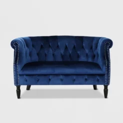 Milani Scroll Arm Loveseat - Christopher Knight Home -Baxton Studio Sales Shop GUEST ef09ed37 a1a5 40d9 b6c7 c7de076c545a