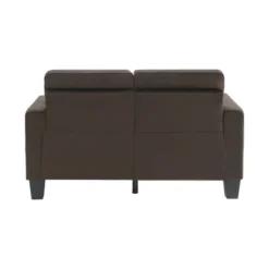 Lantana Tufted Microfiber Loveseat In Chocolate - Lexicon 9 Lantana Tufted Microfiber Loveseat In Chocolate - Lexicon -Baxton Studio Sales Shop GUEST f3ec6f99 3b23 4320 ae61 a9c935c7105e