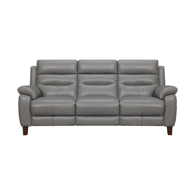 82" Hayward Genuine Leather Power Reclining Sofa - Armen Living 1 82" Hayward Genuine Leather Power Reclining Sofa - Armen Living