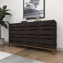 Contemporary Bold Facet Carved Wood Buffet Cabinet Brown - Olivia & May 28 Contemporary Bold Facet Carved Wood Buffet Cabinet Brown - Olivia & May -Baxton Studio Sales Shop GUEST f5ffb190 1cc4 4743 8bf9 4b37f2f4bc9c