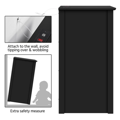 Yaheetech 2 Drawer Bedside Table Sofa Side Table With Charging Station 6 Yaheetech 2 Drawer Bedside Table Sofa Side Table With Charging Station - Image 6