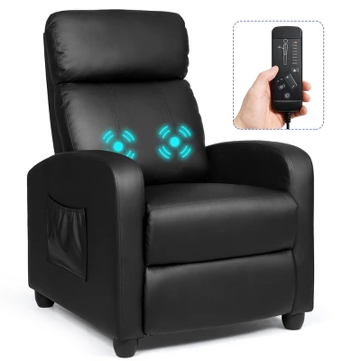 Costway Electric Modern Massage Recliner Sofa Chair Lounge With Remote Control 3 Costway Electric Modern Massage Recliner Sofa Chair Lounge With Remote Control - Image 3