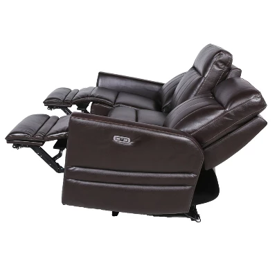 Coachella Power Recliner Loveseat Brown - Steve Silver Co. 3 Coachella Power Recliner Loveseat Brown - Steve Silver Co. - Image 3