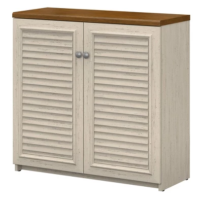 Fairview Small Storage Cabinet With Doors - Bush Furniture 8 Fairview Small Storage Cabinet With Doors - Bush Furniture - Image 8