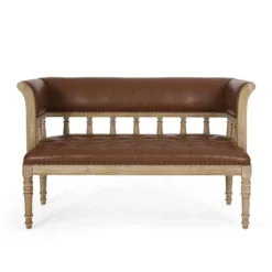 Loyning Traditional Upholstered Tufted Loveseat - Christopher Knight Home -Baxton Studio Sales Shop GUEST febd12e2 ea82 4c94 8530 e6cebd8d64f3