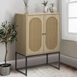 Arina Natural Rattan 2 Door High Accent Cabinet With Adjustable Shelf - The Pop Maison 14 Arina Natural Rattan 2 Door High Accent Cabinet With Adjustable Shelf - The Pop Maison -Baxton Studio Sales Shop GUEST febe0bb4 71ed 4ca5 9b63 56d9c21480fa