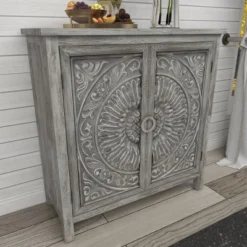 Farmhouse Wood Cabinet Gray - Olivia & May -Baxton Studio Sales Shop GUEST ffa3b3b4 c3c4 426b 94ec 8fe54e3ea8cd