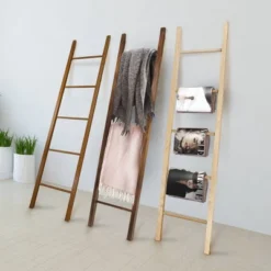 Decorative Ladder Natural Cherry - Flora Home -Baxton Studio Sales Shop GUEST ffe1ab4c 86e1 4008 8ce4 71c1e652cdae